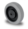 Točak Ø100 mm, polipropilen (siv), termoplastična guma (siva), kuglični ležaj 6202RS, nosivost 130 kg